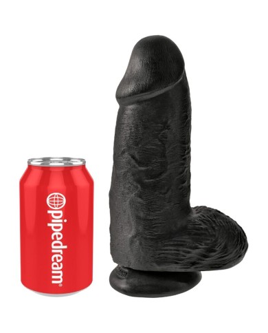KING COCK PENE REALISTICO CHUBBY 23 CM NEGRO KING COCK PENE REALISTICO CHUBBY 23 CM NEGRO
