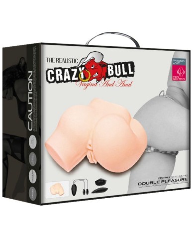 CRAZY BULL TRASERO CON VAGINA Y ANO REALISTICOS Y VIBRACION