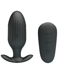 PRETTY LOVE KELLY PLUG ANAL VIBRADOR RECARGABLE NEGRO