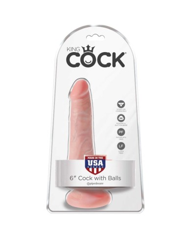 KING COCK PENE REALISTICO CON TESTICULOS 135 CM NATURAL KING COCK PENE REALISTICO CON TESTICULOS 135 CM NATURAL