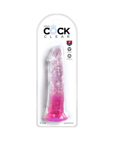 KING COCK CLEAR PENE REALISTICO 197 CM ROSA KING COCK CLEAR PENE REALISTICO 197 CM ROSA