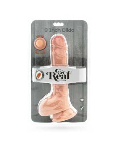 GET REAL DUAL DENSITY DILDO 255 CM CON TESTICULOS NATURAL GET REAL DUAL DENSITY DILDO 255 CM CON TESTICULOS NATURAL