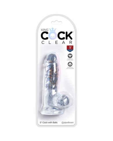 KING COCK CLEAR PENE REALISTICO CON TESTICULOS 101 CM TRANSPARENTE KING COCK CLEAR PENE REALISTICO CON TESTICULOS 101 CM TRANSPARENTE