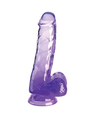 KING COCK CLEAR PENE REALISTICO CON TESTICULOS 135 CM MORADO KING COCK CLEAR PENE REALISTICO CON TESTICULOS 135 CM MORADO