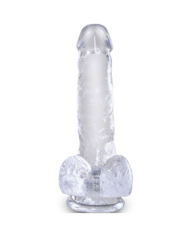 KING COCK CLEAR PENE REALISTICO CON TESTICULOS 135 CM TRANSPARENTE KING COCK CLEAR PENE REALISTICO CON TESTICULOS 135 CM TRANSPARENTE