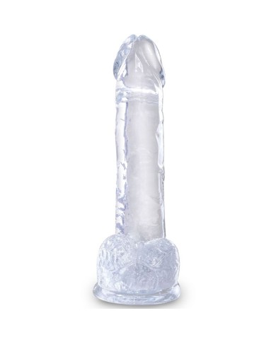 KING COCK CLEAR PENE REALISTICO CON TESTICULOS 152 CM TRANSPARENTE KING COCK CLEAR PENE REALISTICO CON TESTICULOS 152 CM TRANSPARENTE