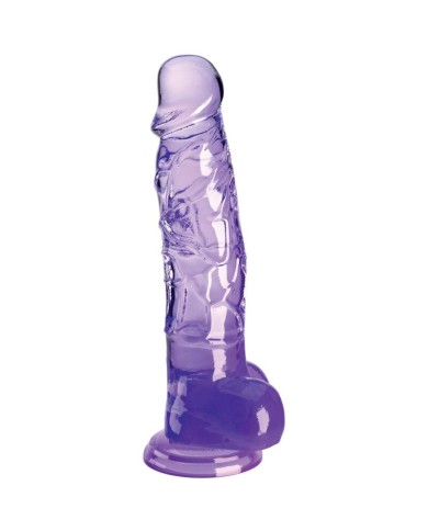 KING COCK CLEAR PENE REALISTICO CON TESTICULOS 165 CM MORADO KING COCK CLEAR PENE REALISTICO CON TESTICULOS 165 CM MORADO