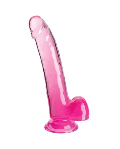 KING COCK CLEAR DILDO CON TESTICULOS 203 CM ROSA KING COCK CLEAR DILDO CON TESTICULOS 203 CM ROSA