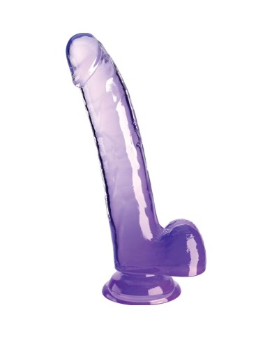 KING COCK CLEAR DILDO CON TESTICULOS 203 CM MORADO KING COCK CLEAR DILDO CON TESTICULOS 203 CM MORADO