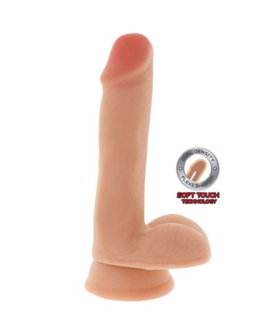 GET REAL DUAL DENSITY DILDO 17 CM CON TESTICULOS NATURAL GET REAL DUAL DENSITY DILDO 17 CM CON TESTICULOS NATURAL