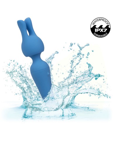 CALEXOTICS COUTURE KIT VIBRADOR WAND 10 VIBRACIONES AZUL