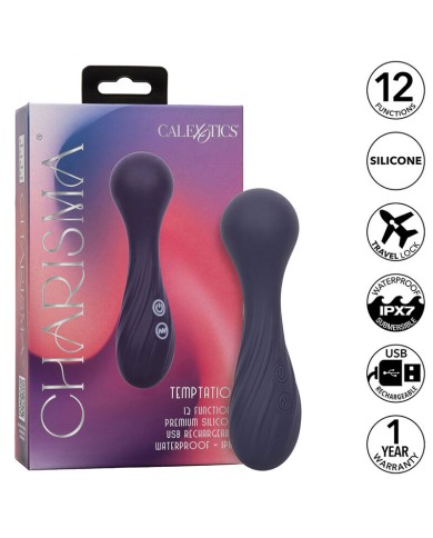 CALEXOTICS CHARISMA TEMPTATION MASAJEADOR 12 FUNCIONES MORADO