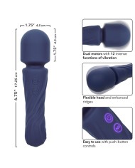 CALEXOTICS CHARISMA ALLURE MASAJEADOR DOBLE MOTOR 12 FUNCIONES 1725 CM X 45 CM MORADO