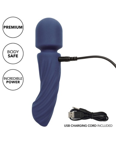 CALEXOTICS CHARISMA ALLURE MASAJEADOR DOBLE MOTOR 12 FUNCIONES 1725 CM X 45 CM MORADO