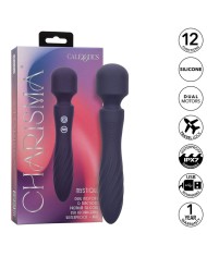 CALEXOTICS CHARISMA MYSTIQUE MASAJEADOR DOBLE MOTOR 12 FUNCIONES 215 CM X 45 CM MORADO