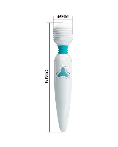 PRETTY LOVE CLOUD VIBRADOR WAND 7 VIBRACIONES BLANCO