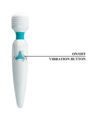 PRETTY LOVE CLOUD VIBRADOR WAND 7 VIBRACIONES BLANCO
