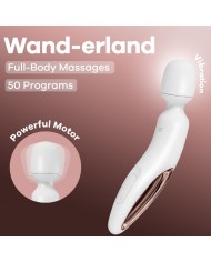 SATISFYER WAND ERLAND MASAJEADOR VIBRADOR BLANCO
