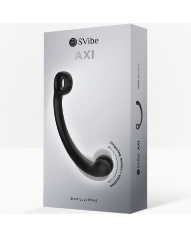 SNAIL VIBE AXI VARITA DE MASAJE VIBRADORA NEGRO