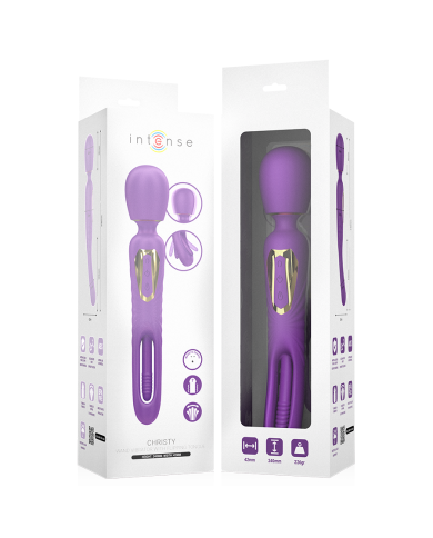 INTENSE CHRISTY VIBRADOR WAND CON LENGUA GIRATORIA