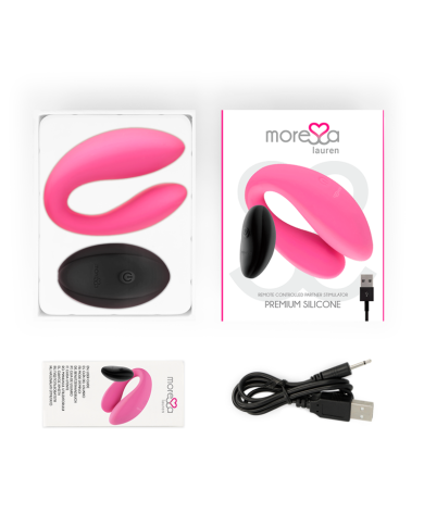 MORESSA LAUREN CONTROL REMOTO ESTIMULADOR PARA PAREJAS