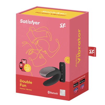 SATISFYER DOUBLE FUN PARTNER VIBRADOR NEGRO