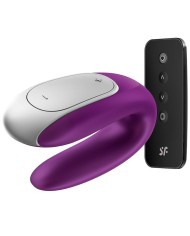 SATISFYER DOUBLE FUN PARTNER VIBRADOR LILA