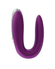 SATISFYER DOUBLE FUN PARTNER VIBRADOR LILA