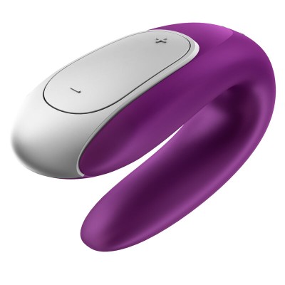 SATISFYER DOUBLE FUN PARTNER VIBRADOR LILA