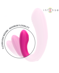 INTENSE JANET ESTIMULADOR Y VIBRADOR DUAL EN FORMA DE U CON CONTROL REMOTO ROSA