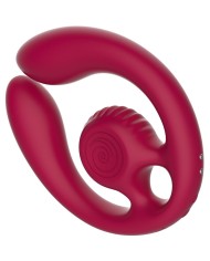 SNAIL VIBE GIZI DUO ESTIMULADOR DE PAREJAS CONTROL REMOTO BURDEOS