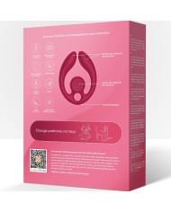 SNAIL VIBE GIZI DUO ESTIMULADOR DE PAREJAS CONTROL REMOTO BURDEOS