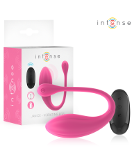 INTENSE JANICE HUEVO VIBRADOR U DOBLE ESTIMULACION 10 VIBRACIONES ROSA CONTROL REMOTO