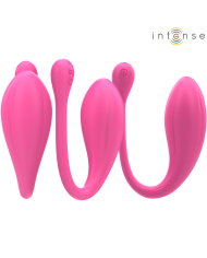 INTENSE JANICE HUEVO VIBRADOR U DOBLE ESTIMULACION 10 VIBRACIONES ROSA CONTROL REMOTO