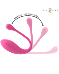 INTENSE JANICE HUEVO VIBRADOR U DOBLE ESTIMULACION 10 VIBRACIONES ROSA CONTROL REMOTO