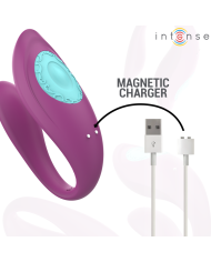 INTENSE ANNIE ESTIMULADOR VIBRADOR FORMA DE U MORADO CONTROL REMOTO