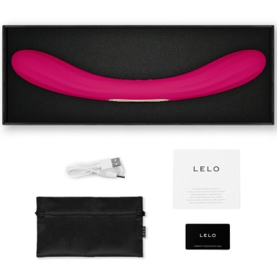 LELO BOOMERANG VIBRADOR DE DOBLE EXTREMO CEREZA