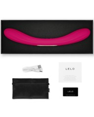 LELO BOOMERANG VIBRADOR DE DOBLE EXTREMO CEREZA