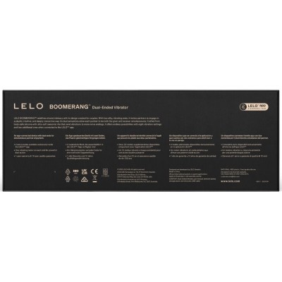 LELO BOOMERANG VIBRADOR DE DOBLE EXTREMO MORADO