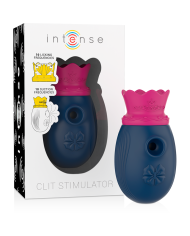 INTENSE ESTIMULADOR CLITORIS 10 MODOS DE SUCCION Y LICKING AZUL