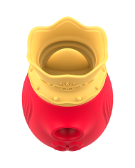 INTENSE ESTIMULADOR CLITORIS 10 MODOS DE SUCCION Y LICKING ROJO