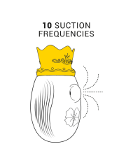 INTENSE ESTIMULADOR CLITORIS 10 MODOS DE SUCCION Y LICKING ROJO