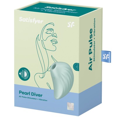 SATISFYER PEARL DIVER ESTIMULADOR Y VIBRADOR VIOLETA