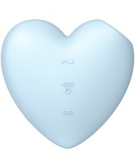 SATISFYER CUTIE HEART ESTIMULADOR Y VIBRADOR AZUL