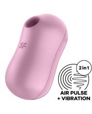 SATISFYER COTTON CANDY ESTIMULADOR Y VIBRADOR LILA