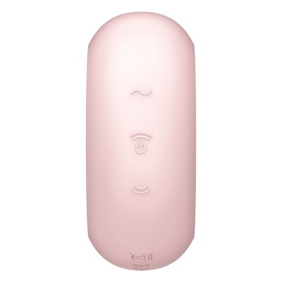 SATISFYER PRO TO GO 3 ESTIMULADOR Y VIBRADOR DOBLE NEGRO