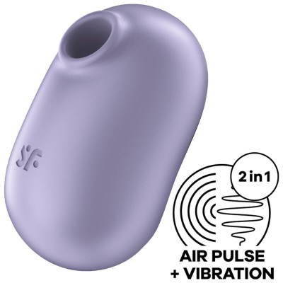 SATISFYER PRO TO GO 2 ESTIMULADOR Y VIBRADOR DOBLE BEIGE