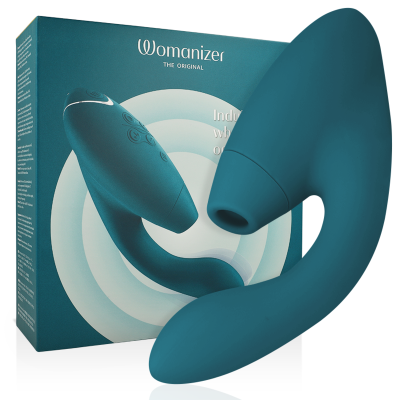 WOMANIZER DUO 2 ESTIMULADOR AZUL PETROLEO