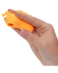 CALEXOTICS NEON VIBES THE BUZZING VIBE ESTIMULADOR DE DEDO 10 VIBRACIONES NARANJA