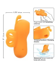 CALEXOTICS NEON VIBES THE BUZZING VIBE ESTIMULADOR DE DEDO 10 VIBRACIONES NARANJA